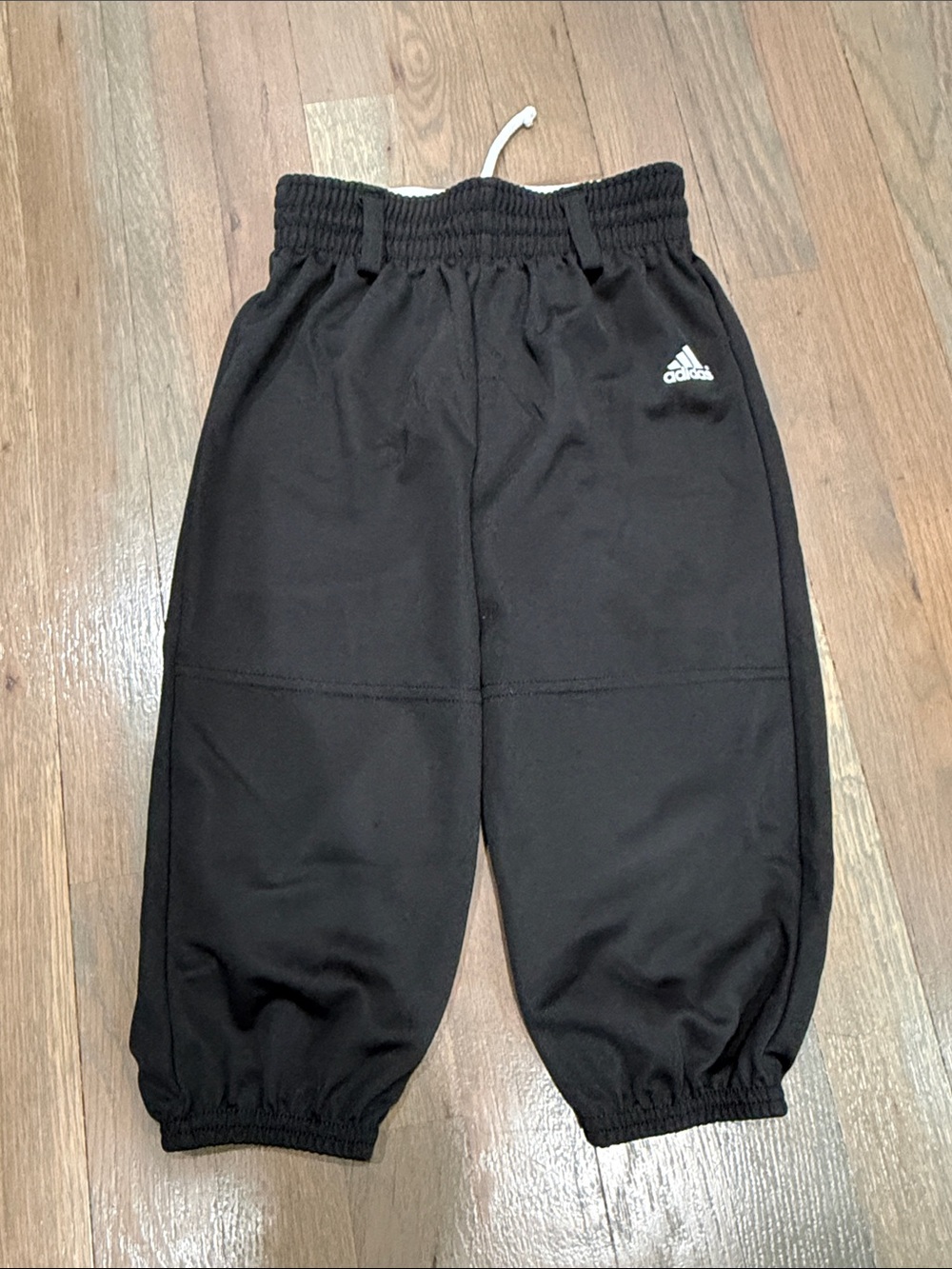adidas Black Kids Elastic Hem Sweatpants